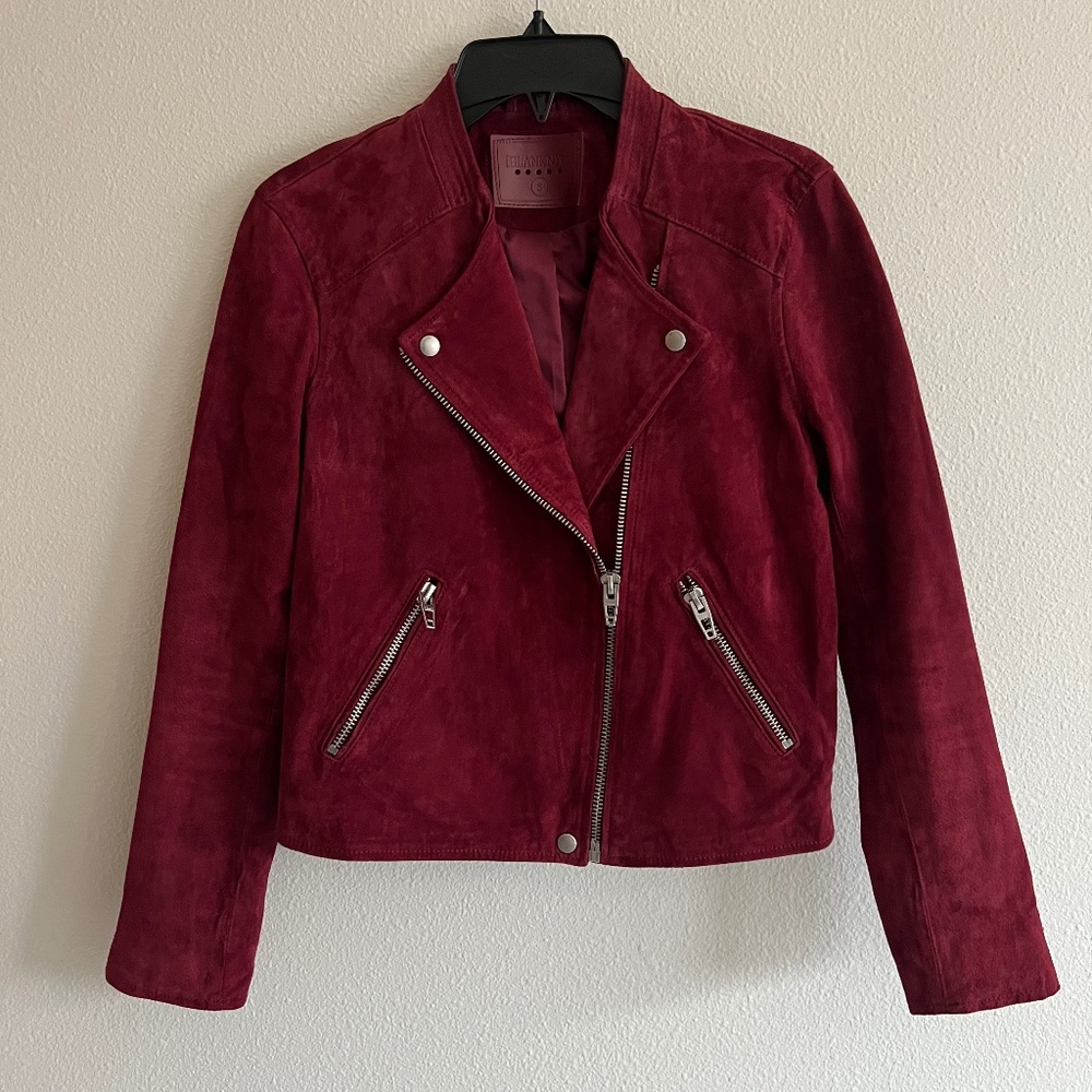BLANKNYC Suede Moto Jacket Size Small (S)